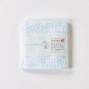 【5個セット】楠橋紋織 くすばしタオル わた音 しゅすワッフル ハンカチタオル 25cm×25cm ブルー 1-65610-86-BX5 雑貨(代引不可)