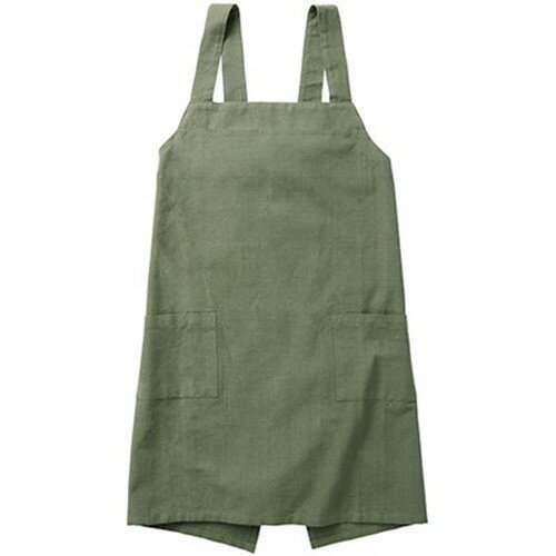 毎日を楽しむカジュアルエプロンシリーズ!着脱のしやすいバッククロスタイプのエプロン。特長・シンプルでベーシックな先染めの無地柄デザインです。・品質の良いインドの綿花から紡いだ糸で、丁寧にしっかりと織られた生地を用いたエプロン。毎日着ていただ...