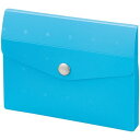 【10個セット】 LIHIT LAB. CUBE FIZZ カードケース ブルー A-6002-8-BLX10 雑貨(代引不可)