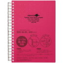 【10個セット】 LIHIT LAB. AQUA DROPs ツイストリング ノート B6 赤 N-1667-3-RDX10 雑貨(代引不可)【送料無料】