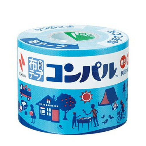 【5個セット】 ニチバン 布粘着テープ コンパル ライトブルー NB-CPN20-50X5 雑貨(代引不可)