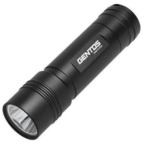 シンプル機能&高出力ライトシリーズ特長・明るさ最大350ルーメン・点灯時間:High7h/Eco15h・IPX4・1m落下耐久仕様●サイズ:Φ30.7×112.9mm●重量:120g●電源:単4形アルカリ電池×3本●付属品:テスト用電池●パッケージサイズ:100×215×30mm●保証期間:1年間●生産国:タイメーカー名：GENTOS【代引きについて】こちらの商品は、代引きでの出荷は受け付けておりません。【送料について】北海道、沖縄、離島は送料を頂きます。