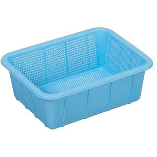 【5セット】 新輝合成 アシスト抗菌角ざる 深3型 ブルー MMT30711X5 キッチン雑貨(代引不可)