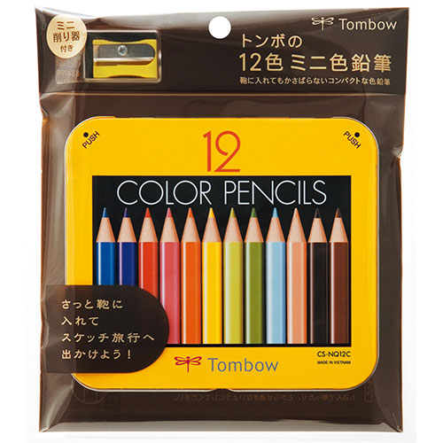 【5セット】 トンボ鉛筆 ミニ色鉛筆 12色NQ 削り器付パック Tombow-BCA-151X5 雑貨(代引不可) rcmd-36651534 リコメン堂 サンプル画像2