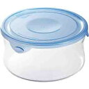 【5セット】 岩城ハウスウエア NEWパック&レンジ丸型 840ml アクアブルー KBT7402BLNX5 キッチン雑貨(代引不可)【送料無料】(3)
