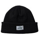 MACK BARRY マクバリー 【BEANIE ビーニー 】 CLASSIC LABEL SHORT BEANIE ブラック MCBRY70443 帽子(代引不可)【メール便配送】【送料無料】