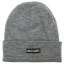 MACK BARRY マクバリー 【BEANIE ビーニー 】 MACK BARRY マクバリー BASIC BEANIE グレー MCBRY70689 帽子(代引不可)【メール便配送】【送料無料】
