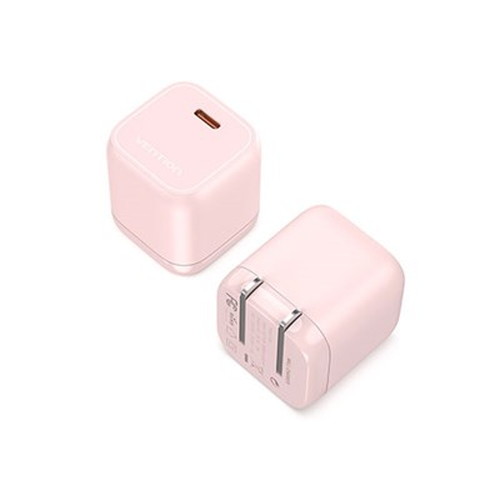 VENTION 1-port USB-C GaN コンセント充電器 30W ピンク FA-8654 スマートフォン(代引不可) VENTION 1-port USB-C GaN コンセント充電器 30W ピンク FA-8654 スマートフォン(代引不可)