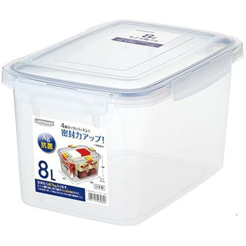 SLジャンボケース8.0特長○大型で汎用性の高い本体満水容量8.0Lの中空シリコーンパッキン付き4辺ロックの密封容器です仕様製品サイズ(約):幅222×奥行338×高さ338mm製品重量(約):545g容量:8000ml本体:ポリプロピレン(耐熱温度:100℃耐冷温度:-20℃)生産国:日本メーカー名：岩崎工業原産国：日本【代引きについて】こちらの商品は、代引きでの出荷は受け付けておりません。【送料について】北海道、沖縄、離島は送料を頂きます。