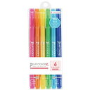トンボ鉛筆 水性マーキングペン プレイカラーK 6色セットA Tombow-GCF-611A 雑貨(代引不可)【メール便配送】【送料無料】