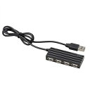 ナカバヤシ USB2.0 4ポートハブ ブラック UH-2624BK パソコン周辺機器(代引不可)(2)