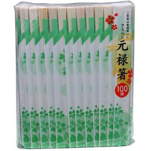 大和物産 新いずみ アスペン 元禄箸100膳 20907 キッチン雑貨(代引不可)