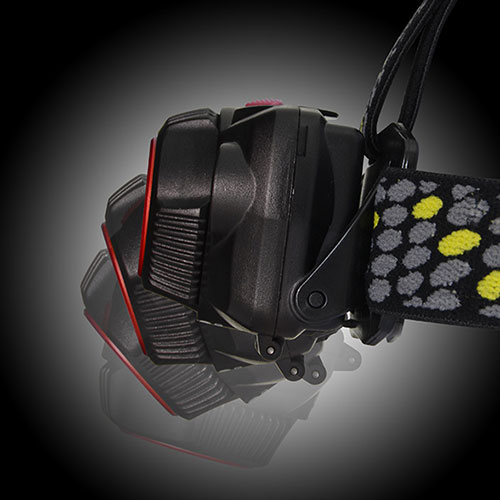 リコメン堂のGENTOS ジェントス LEDヘッドライト ダブルスター W STAR シリーズ 450ルーメン WS-643HD ライト ラジオ 電池(代引不可)｜アングル2