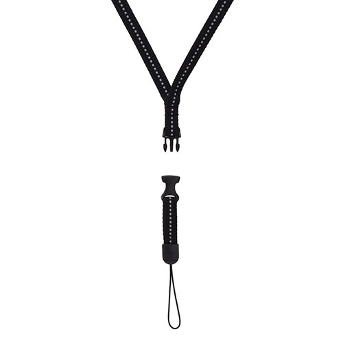 エツミ ネックストラップ トラックII ブラック VE-2425 カメラアクセサリー(代引不可)【メール便配送】【送料無料】