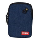 エツミ EDWIN デニムショルダーポーチ ネイビー VE-3576 カメラアクセサリー(代引不可)