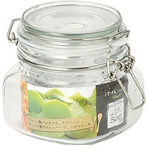 パール金属 イタリアーナ 角型保存ビン500ml MMT10098 キッチン雑貨(代引不可)