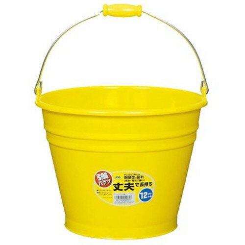 ヒマラヤ化学 カラーバケツ 12型 YE MMT02628 雑貨(代引不可)
