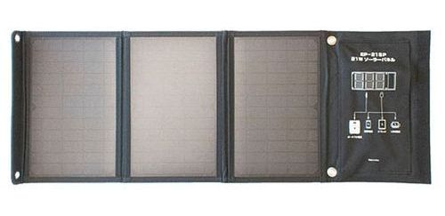 Solpa エネポルタ 折り畳みソーラーパネル 82×29×2.5cm(折り畳み時19.5×29×3.5cm) C6016557(代引不可)【送料無料】