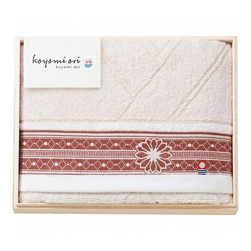 今治タオル koyomi ori バスタオル(国産木箱入) 60×110cm B1117546(代引不可)