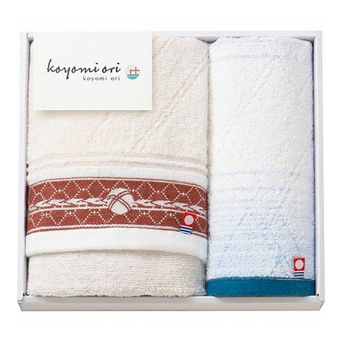 今治タオル koyomi ori フェイスタオル&ウォッシュタオル フェイスタオル33×75cm、ウォッシュタオル33×30cm B1070578(代引不可) 今治タオル koyomi ori フェイスタオル&ウォッシュタオル フェイスタオル33×75cm、ウォッシュタオル33×30cm B1070578(代引不可)
