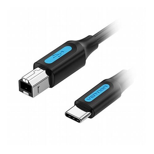 【5本セット】 VENTION USB 2.0 C Male to B Male 2Aケーブル 0.5m ブラック CQ-8296X5(代引不可) 【5本セット】 VENTION USB 2.0 C Male to B Male 2Aケーブル 0.5m ブラック CQ-8296X5(代引不可)