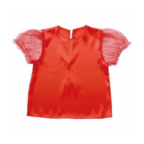 【5セット】 ARTEC ソフトサテン パフスリーブ C 赤 ATC18630X5(代引不可)