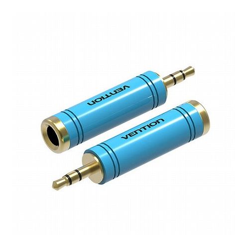 【5セット】 VENTION 6.5mm Female to 3.5mm Male アダプター ブルー VA-6739X5(代引不可)