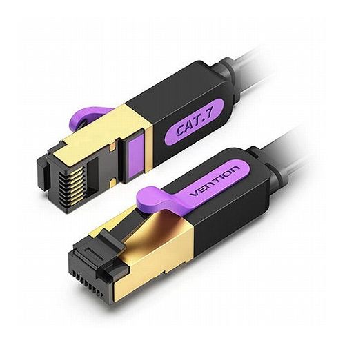 ��5�ܥ��åȡ� VENTION Cat.7 ����LAN�����֥� 0.5m �֥�å� IC-9426X5(����Բ�)