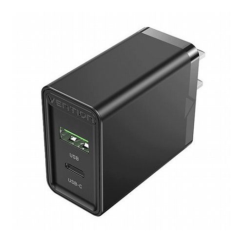 【3セット】 VENTION 2 ポート USB(A+C) コンセント充電器 (18W/20W) JP-プラグ ブラック FB-8517X3(代引不可)【送料無料】 【3セット】 VENTION 2 ポート USB(A+C) コンセント充電器 (18W/20W) JP-プラグ ブラック FB-8517X3(代引不可)【送料無料】