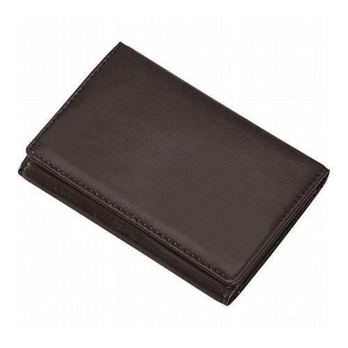 【3セット】 レイメイ藤井 GLOIRE メモホルダー付名刺入れ(合皮製)ブラック GLN1054BX3(代引不可)