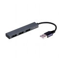 【3セット】 ナカバヤシ USB2.03ポートハブ グレー UH-2543GYX3(代引不可)【送料無料】(2)