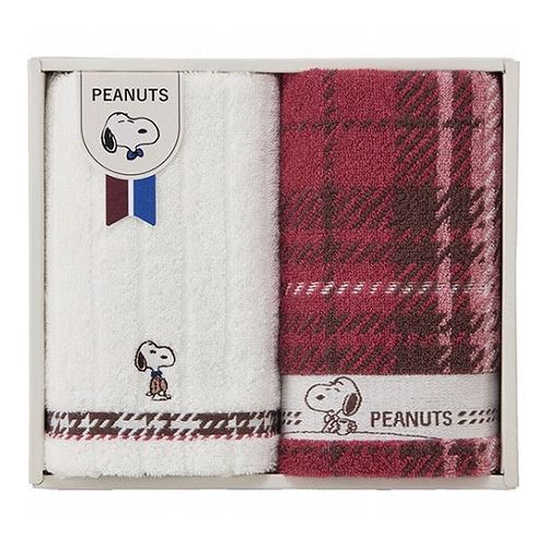 スヌーピーチェックフェイスタオル2P特長PEANUTSどこか懐かしく、あたたかな雰囲気をもつタータンチェック。チェックファッションに身を包んだスヌーピーがゆったりとティータイムを楽しんでいるアートをさりげなくあしらいました。華やかでありながら、落ち着きがあり心地よさを感じていただけるタオルギフトです。仕様メーカー品番:TT84303051サイズ:34×80cm材質:綿100%生産国:日本【代引きについて】こちらの商品は、代引きでの出荷は受け付けておりません。【送料について】北海道、沖縄、離島は送料を頂きます。