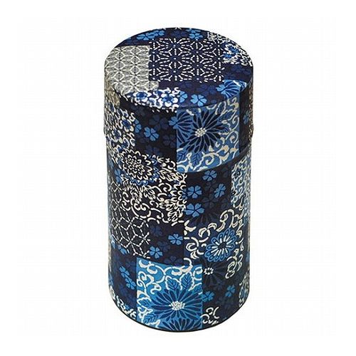 ヤマコー てまひま工房 お茶缶 ぽッ・かん 藍市松 L yamaco79193(代引不可)