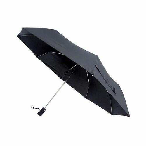 65cm安全式自動開閉傘 約430g・約650mm×8本骨 ブラック 22521206(代引不可)