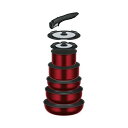 THERMOS サーモス 取っ手のとれるフライパン8点セットDA (フライパン22/26cm・炒め鍋24cm・鍋16/20cm ほか 22502804(代引不可...
