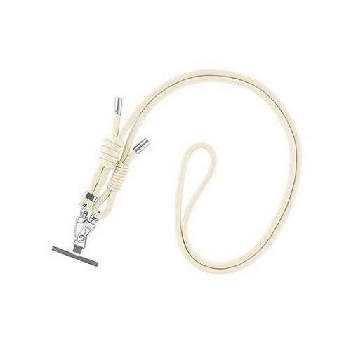 LEPLUS NEXT スマートフォン(汎用) ショルダーストラップ SHOULTY MULTI STRAP Wフックベーシックタイプ ミルクホワイト LN-SS18WH