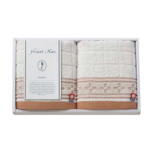 【2P×5セット】 今治タオル Heart Note ウォッシュタオル 34×30cm B1054547X5【送料無料】