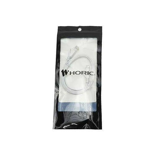 【10本セット】 HORIC ホーリック LANケーブル カテゴリー6A対応 フラットタイプ 1...