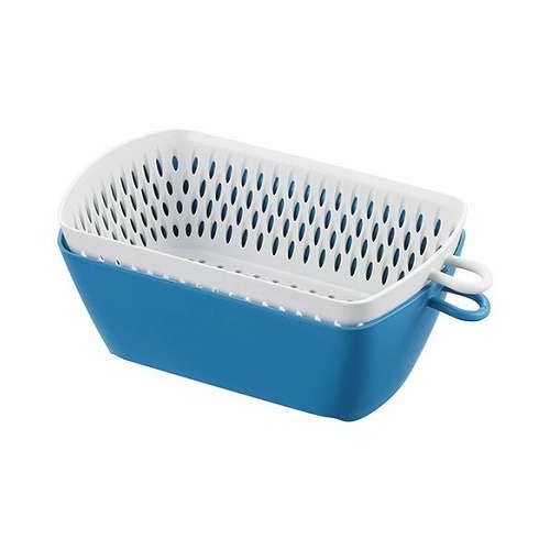 【5セット】 チリトリ ザルボウル カク 切った食材をサッと「チリトリ」できるザルとボウルのセット ブ..