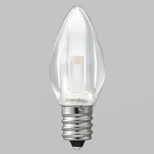 【20個セット】 YAZAWA LEDローソク球電球色 E12 クリア LDC1LG20E12CX20【送料無料】 [2]