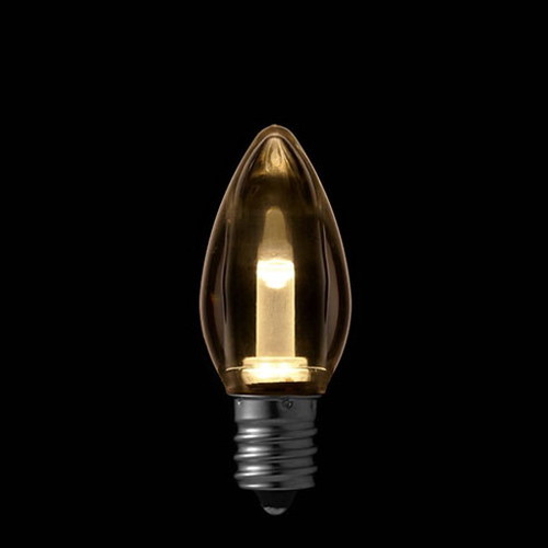 【20個セット】 YAZAWA LEDローソク球電球色 E12 クリア LDC1LG20E12CX20【送料無料】 [3]