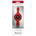 NISSAN CZXi GT-R CHARGE & SYNC USB REEL CABLE FOR IPHONE RED NRMUJ-RRDyz