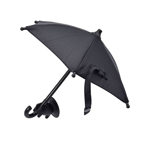 日本トラストテクノロジー スマホminiパラソル ミニサイズ 吸盤でかんたん着脱 コンパクト ブラック SMAPARA-BK(代引不可)