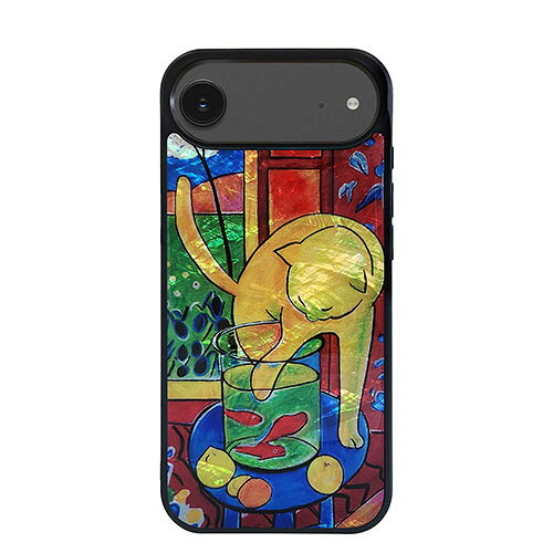 Rakuten - ikins 天然貝ケース for iPhone 17 Air 魚と猫 I28126i17A(代引不可)【送料無料】