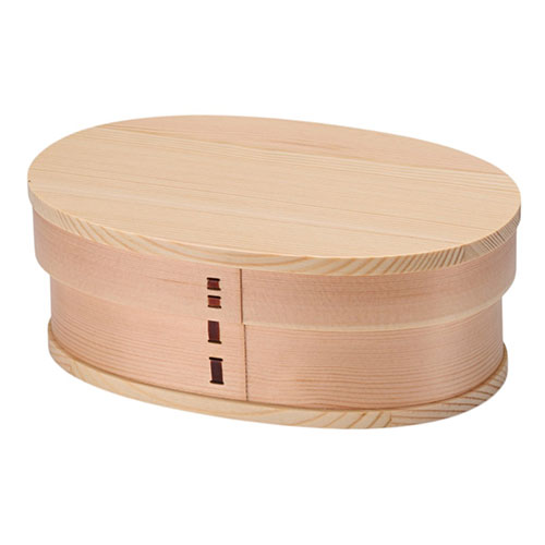 曲げわっぱ弁当箱取り外し可能な仕切...