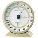 EMPEX 温度・湿度計 スーパーEX高品質 温度・湿度計 卓上用 EX-2718 シャンパンゴールド【送料無料】