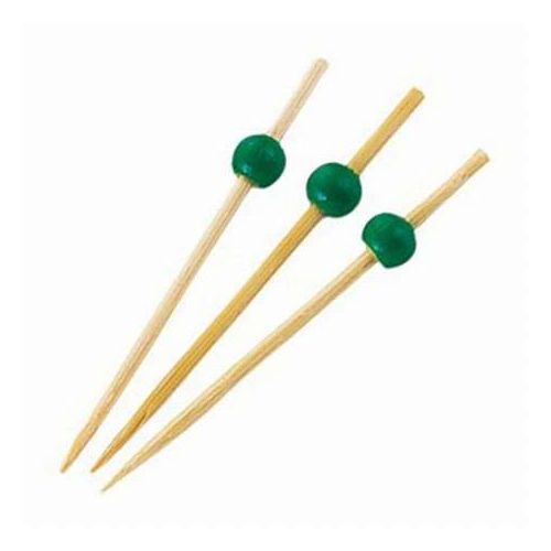 【20本入×10セット】 ヤマコー 用美 業務用 チェリー串 緑 yamaco21555X10(代引不可)【送料無料】
