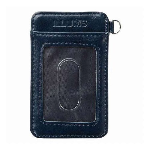 イルムス 両面パスケース ネイビー K60114540(代引不可)