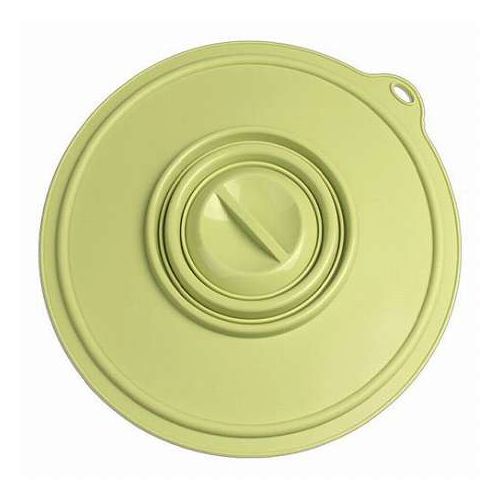 ユーロキッチン eurokitchen シリコンカバー 大 サイズ ラップや鍋蓋・落とし蓋に使えるシリコン蓋 パステルグリーン SILKTS611711LG(代引不可)