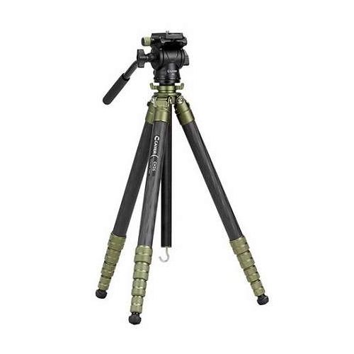 CAYER カイヤー コンパクトカーボン三脚 CH35S1 5段 脚径22mm グリーン VCAYER-CH35S1GN(代引不可)【送料無料】